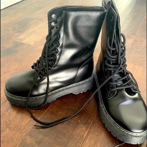 Black Combat Boots